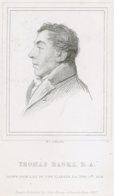 Thomas Banks autorstwa John Flaxman