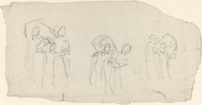 Trzy grupy tancerzy autorstwa John Flaxman