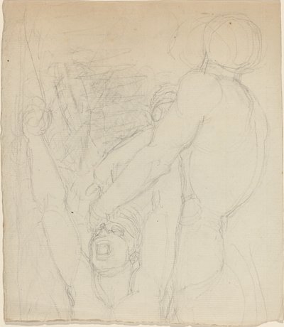 Dwie walczące postacie autorstwa John Flaxman