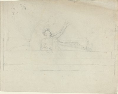 Dwie greckie postacie klasyczne autorstwa John Flaxman
