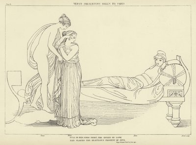Wenus przedstawia Helenę Paryżowi autorstwa John Flaxman