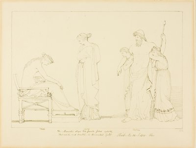 Vulcan i Thetis autorstwa John Flaxman