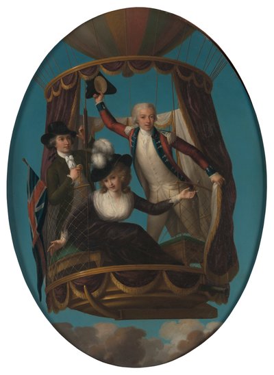 Kapitan Vincenzo Lunardi ze swoim asystentem George