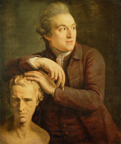 Joseph Nollekens (1737-1823) z popiersiem Laurence