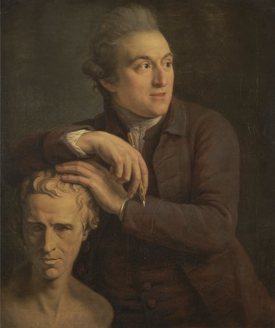Joseph Nollekens z popiersiem Laurence