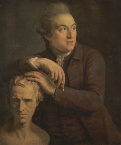 Joseph Nollekens z popiersiem Laurence