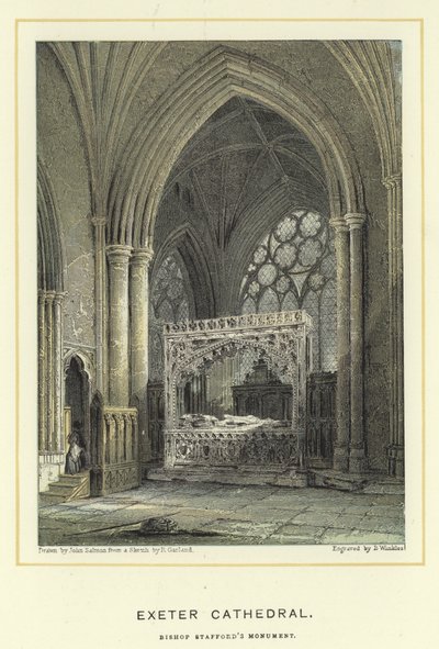 Katedra w Exeter, pomnik biskupa Stafforda autorstwa John Francis Salmon