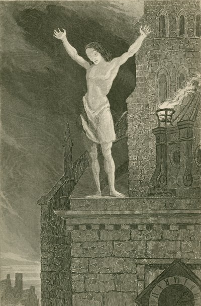 Salomon Orzeł potępiający Miasto autorstwa John Franklin