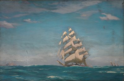 "Cutty Sark" (1869), początek XX wieku (olej na płótnie) autorstwa John Fraser