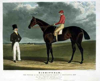 „Birmingham”, zwycięzca Great St. Leger Stakes w Doncaster autorstwa John Frederick Herring Snr