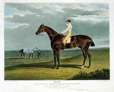 „Ebor”, zwycięzca Wielkiego St. Leger w Doncaster autorstwa John Frederick Herring Snr