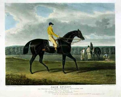 „Jack Spigot”, zwycięzca Great St. Leger w Doncaster autorstwa John Frederick Herring Snr
