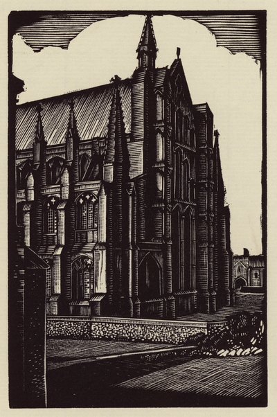 Katedra w Ely: East End (drzeworyt) autorstwa John Frederick Greenwood