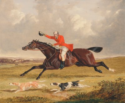 Polowanie na lisy: zachęcanie psów gończych autorstwa John Frederick Herring