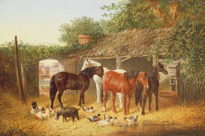 Towarzysze na farmie autorstwa John Frederick Herring Junior