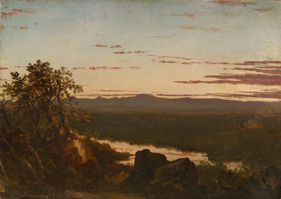 Zachód słońca krajobraz autorstwa John Frederick Kensett