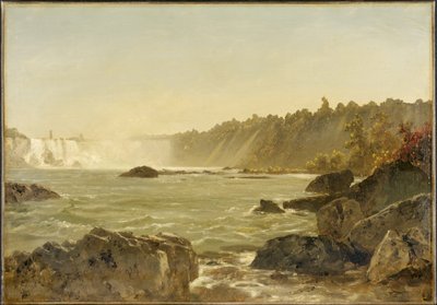 Widok wodospadu Niagara, ok. 1851-52 (olej na płótnie) autorstwa John Frederick Kensett