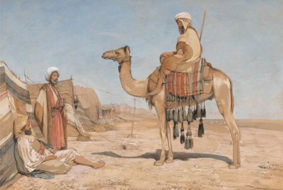Obozowisko Beduinów; lub Beduini Arabowie autorstwa John Frederick Lewis