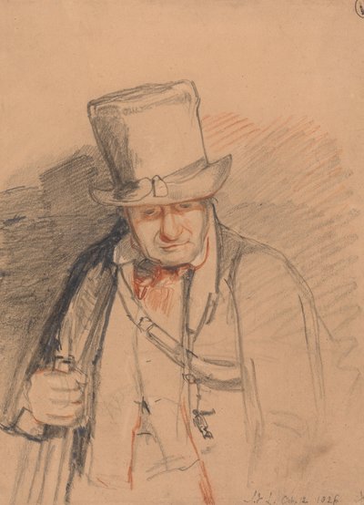 Główny strażnik, zamek Windsor, 1826 r. autorstwa John Frederick Lewis