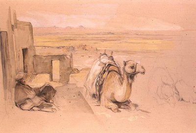 Wielbłąd, Teby Zachodnie autorstwa John Frederick Lewis