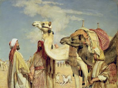 Pozdrowienia na pustyni, Egipt autorstwa John Frederick Lewis