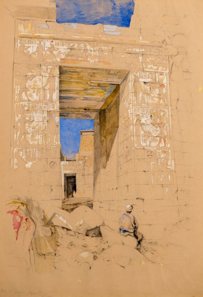 Część Propylonu Filea autorstwa John Frederick Lewis