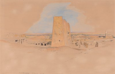 Świątynia Edfou, Górny Egipt autorstwa John Frederick Lewis