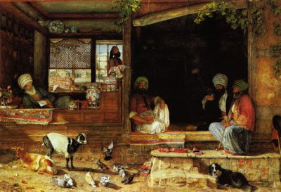 The Kibab Shop, Scutari, Azja Mniejsza autorstwa John Frederick Lewis