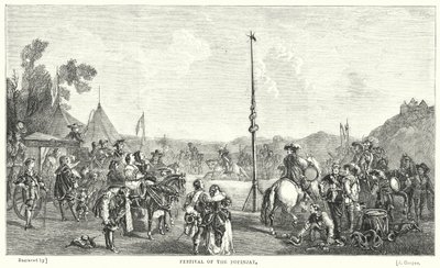 Festiwal Popinjay (grafika) autorstwa John Frederick Tayler