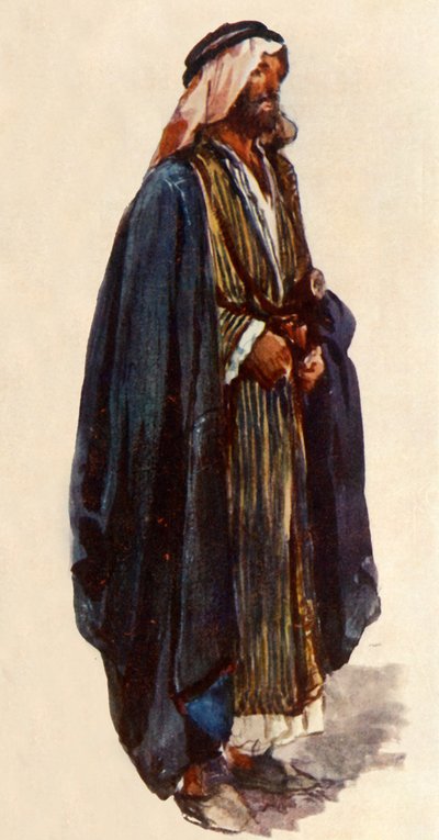 Arabski rolnik. Sąsiedztwo Jerozolimy, 1902. autorstwa John Fulleylove