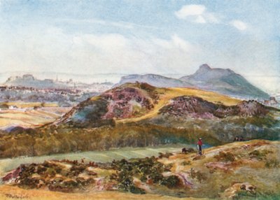 Fotel Artura z Braid Hills autorstwa John Fulleylove
