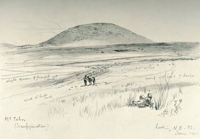 Góra Tabor, 1902. autorstwa John Fulleylove
