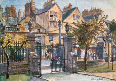 Stare domy w Canongate autorstwa John Fulleylove