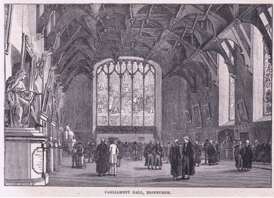 Parliament Hall, Edinburgh autorstwa John Fulleylove