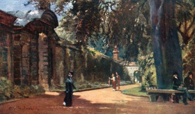 Ogród botaniczny (kolorowa litografia) autorstwa John Fulleylove