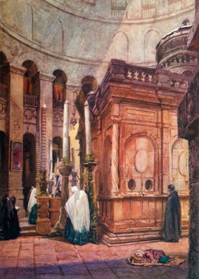 Rotunda i Kaplica Grobu Świętego, 1902 r. autorstwa John Fulleylove