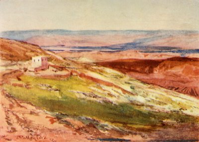 Dolina Jordanu z Góry Oliwnej, 1902. autorstwa John Fulleylove