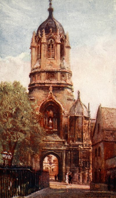 Tom Tower, Christ Church College, 1903 autorstwa John Fulleylove