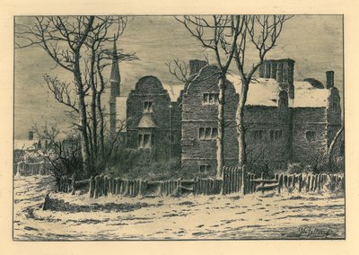 The White Hart, Caldmore, Walsall, z "Remnants Of Old Wolverhampton" Vol.I. No.s 1-37, opublikowane w 1880 r. autorstwa John Fullwood