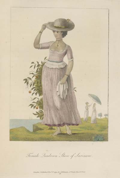 Niewolnica quadroon z Surinamu autorstwa John Gabriel Stedman