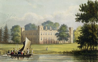 Dom w Sion, z "Repozytorium Sztuki" R. Ackermanna (1764-1834), wydanego w 1823 r. (rycina kolorowa) autorstwa John Gendall