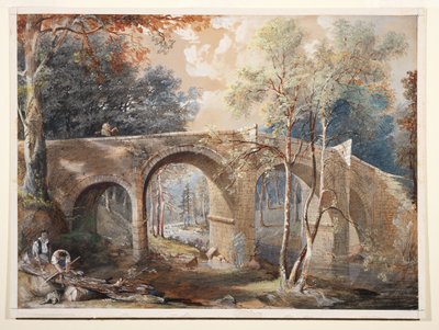 Drwale przy Fingle Bridge, Dartmoor autorstwa John Gendall