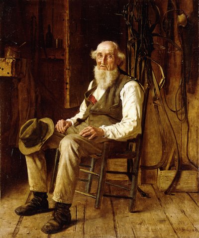 Chwila kontemplacji, autorstwa John George Brown