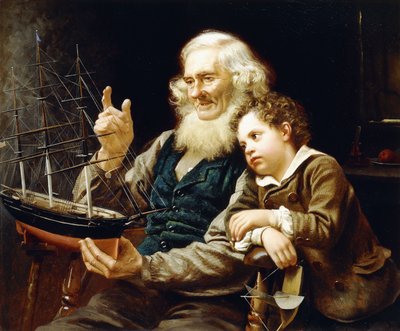Historia morza, 1883 autorstwa John George Brown