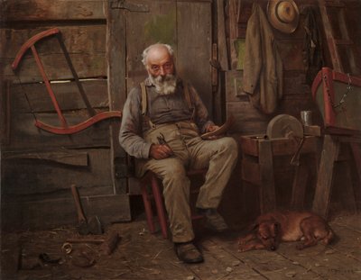 Budowniczy łodzi, ok. 1904. autorstwa John George Brown
