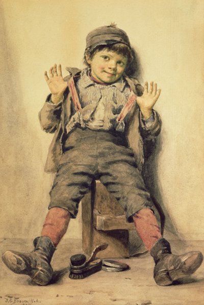 Idealnie szczęśliwy autorstwa John George Brown