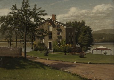 Kamienny dom, Larrabees Point, Vermont, 1906 autorstwa John George Brown