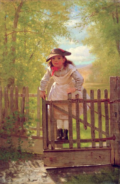 Chłopczyca, 1873 autorstwa John George Brown