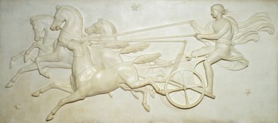 Relief przedstawiający Faetona powożącego rydwanem słońca (marmur) autorstwa John Gibson