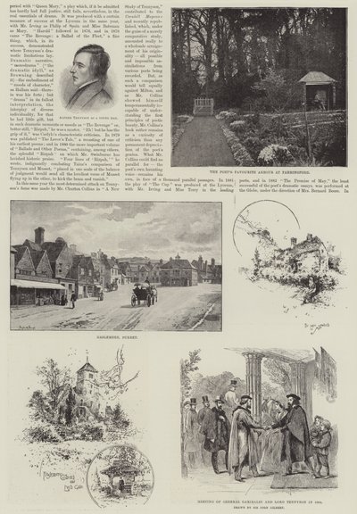 Alfred, Baron Tennyson, Poeta Laureat autorstwa John Gilbert